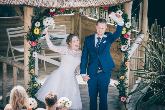 Wedding at Tunnels Beaches, Devon